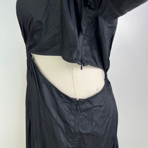 Anthropologie Karolina Black Embroidered Cut Out Dress by Geisha Designs - Picture 6 of 12